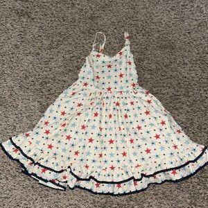 Girl August girls size 7 Red & Blue Star Dress - so gorgeous!!!